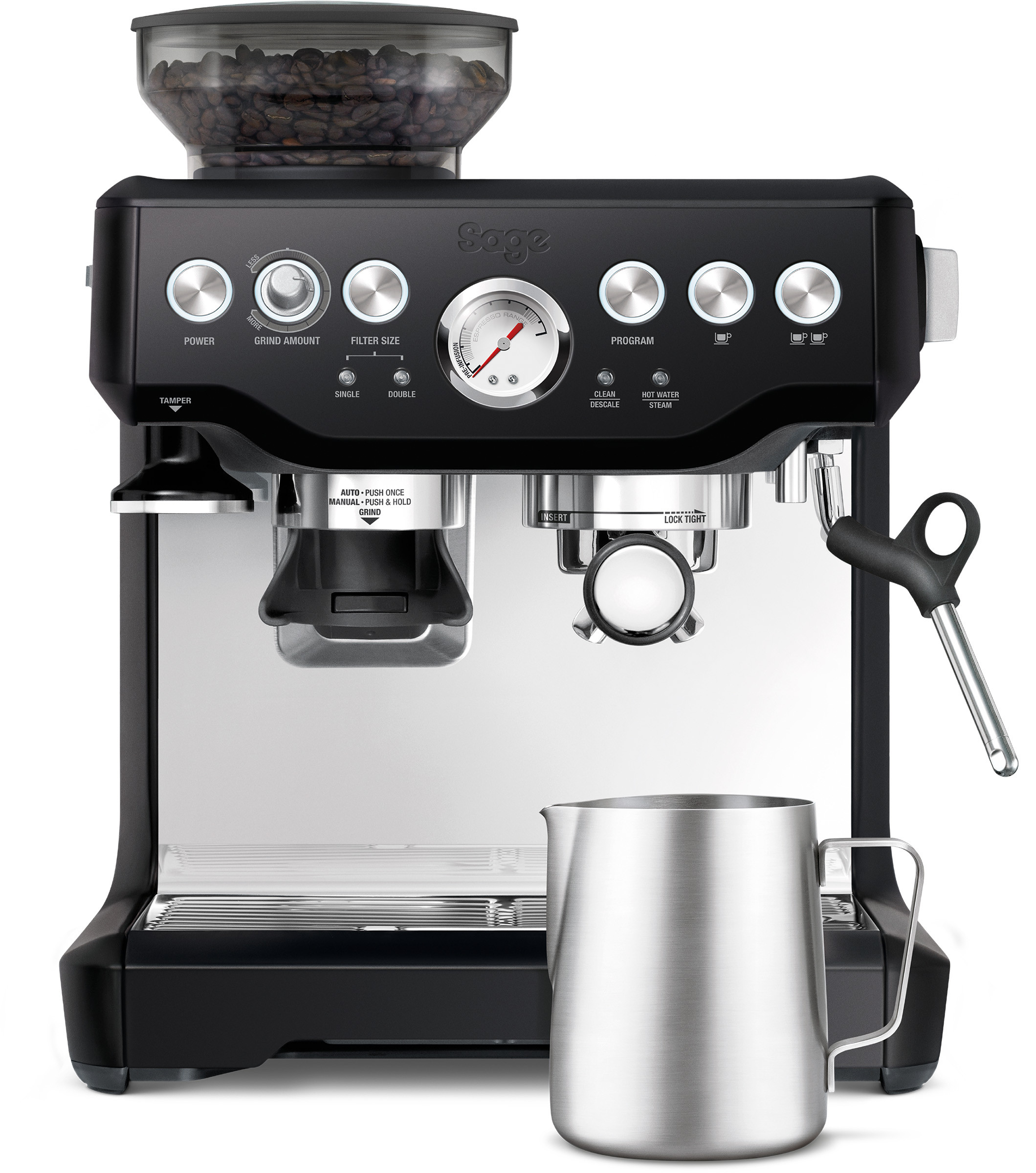 .Sage BES875BTR - The Barista Express  - Matt fekete